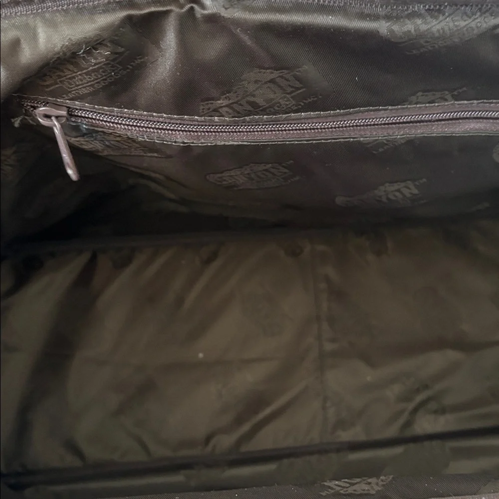 Cintas Brown Large Cowhide Leather Men’s‎ Duffle Travel Weekend Bag Leather Bag